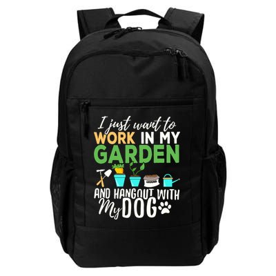 Gardening Shirts Dog Lover Gardener Garden Pet Gift Plants Backpack