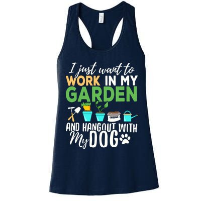 Gardening Shirts Dog Lover Gardener Garden Pet Gift Plants Womens Tank Top