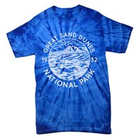 Great Sand Dunes National Park Cool White Line Art Outdoor Gift Tie-Dye T-Shirt