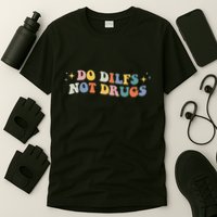 Groovy Style Do Dilfs Not Drugs Funny Joke T-Shirt