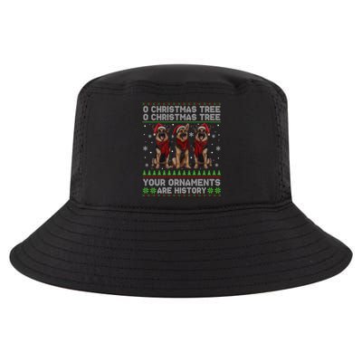 German Shepherd Dog Oh Christmas Tree Ugly Xmas Cool Comfort Performance Bucket Hat