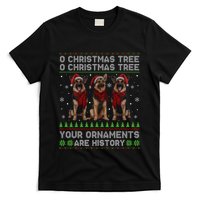 German Shepherd Dog Oh Christmas Tree Ugly Xmas T-Shirt