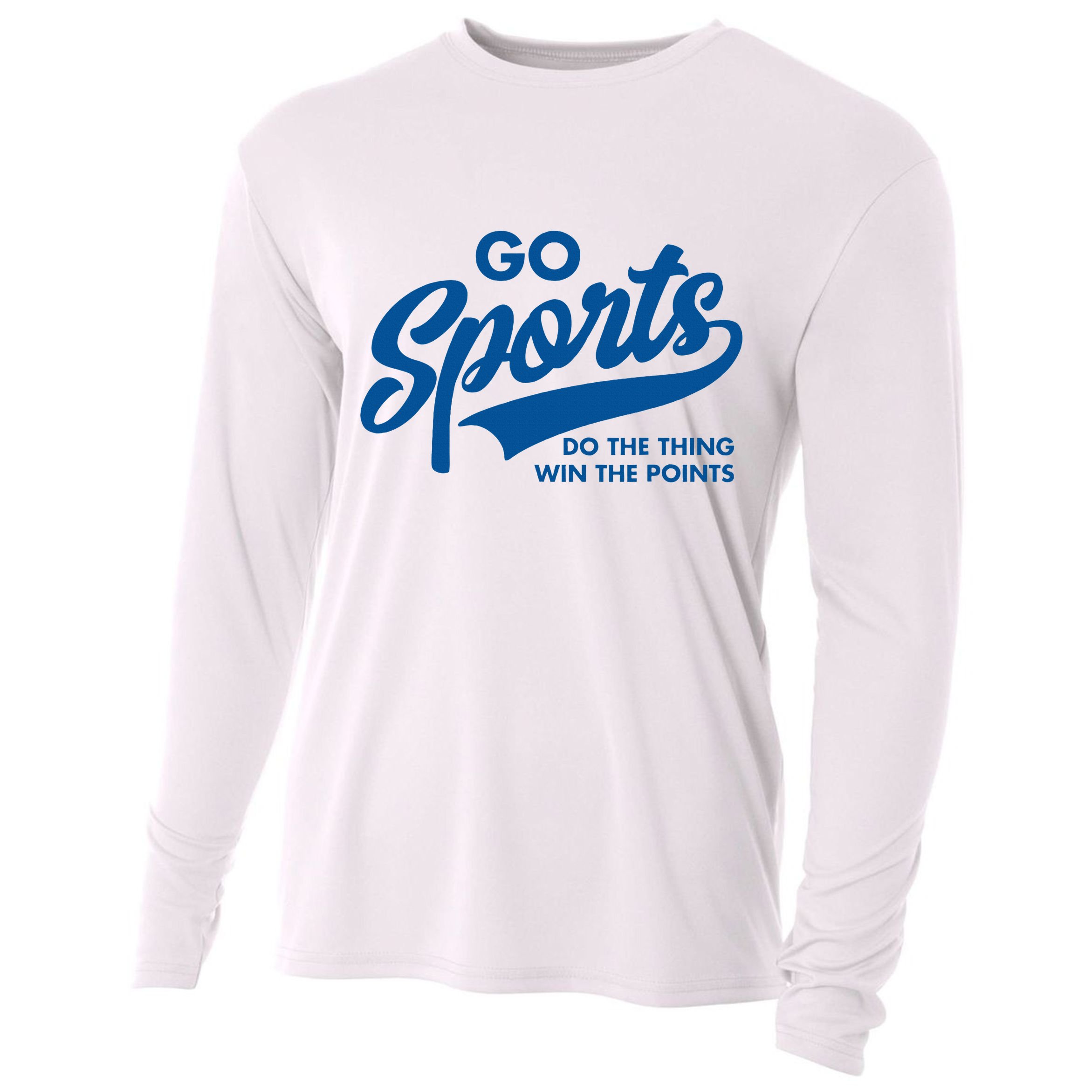 Go Sports Do The Thing Win The Points Cooling Performance Long Sleeve Crew