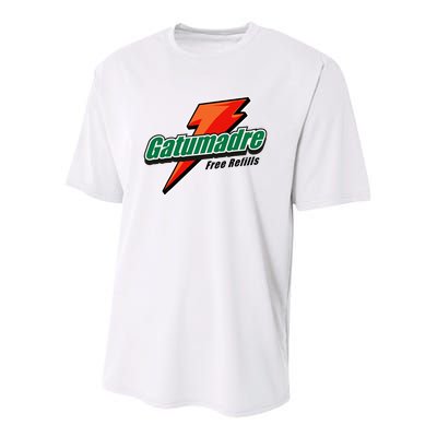 Gatumadre Sports Drink Parody Funny Mexican Youth Performance Sprint T-Shirt