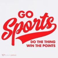 Go Sports Do The Thing Win The Points Funny Red Text Premium T-Shirt