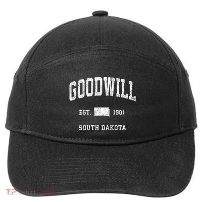 Goodwill South Dakota Sd Vintage Athletic Sports 7-Panel Snapback Hat