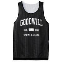 Goodwill South Dakota Sd Vintage Athletic Sports Mesh Reversible Basketball Jersey Tank