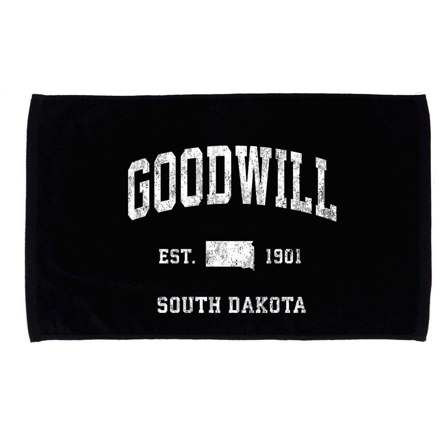 Goodwill South Dakota Sd Vintage Athletic Sports Microfiber Hand Towel