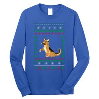 Ger Shepherd Dog Lover Boys Girls Xmas Ugly Sweater Party Gift Long Sleeve Shirt