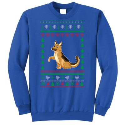 Ger Shepherd Dog Lover Boys Girls Xmas Ugly Sweater Party Gift Tall Sweatshirt