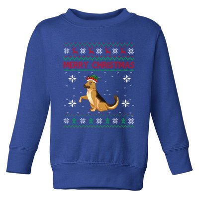 Ger Shepherd Dog Lover Girls Boys Ugly Xmas Sweater Gift Toddler Sweatshirt