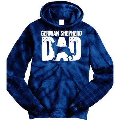 German Shepherd Dad Dog Lover Fathers Day Tie Dye Hoodie