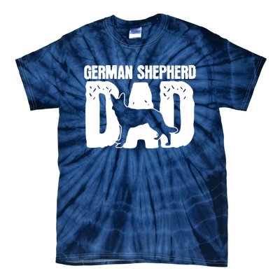 German Shepherd Dad Dog Lover Fathers Day Tie-Dye T-Shirt