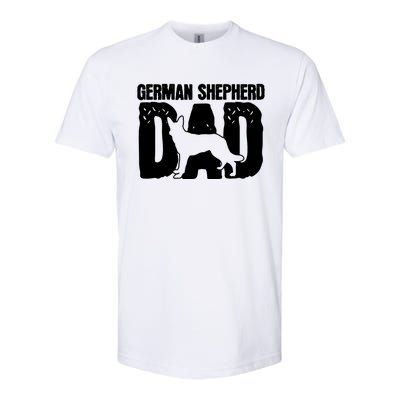 German Shepherd Dad Dog Lover Fathers Day Softstyle CVC T-Shirt