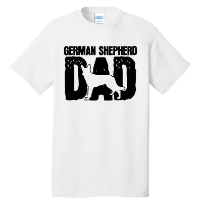 German Shepherd Dad Dog Lover Fathers Day Tall T-Shirt