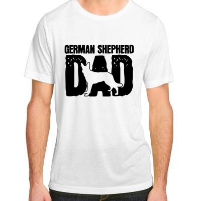 German Shepherd Dad Dog Lover Fathers Day Adult ChromaSoft Performance T-Shirt