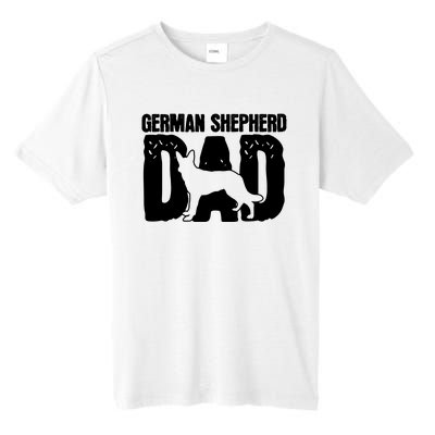 German Shepherd Dad Dog Lover Fathers Day Tall Fusion ChromaSoft Performance T-Shirt