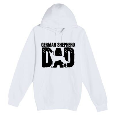 German Shepherd Dad Dog Lover Fathers Day Premium Pullover Hoodie