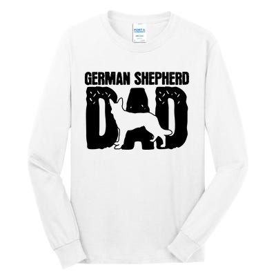 German Shepherd Dad Dog Lover Fathers Day Tall Long Sleeve T-Shirt