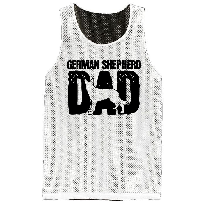 German Shepherd Dad Dog Lover Fathers Day Mesh Reversible Basketball Jersey Tank