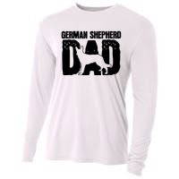 German Shepherd Dad Dog Lover Fathers Day Cooling Performance Long Sleeve Crew