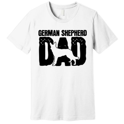 German Shepherd Dad Dog Lover Fathers Day Premium T-Shirt