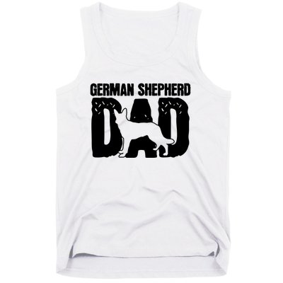 German Shepherd Dad Dog Lover Fathers Day Tank Top