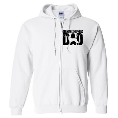 German Shepherd Dad Dog Lover Fathers Day Full Zip Hoodie