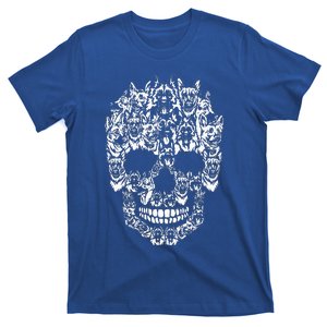 German Shepherd Dog Halloween Skull T-Shirt