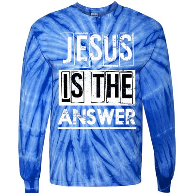 God Savior Devotee Christian Gift Jesus Gift Tie-Dye Long Sleeve Shirt