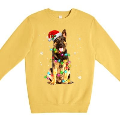 German Shepherd Dog Tree Christmas Sweater Xmas Dogs Gifts TShirt Premium Crewneck Sweatshirt