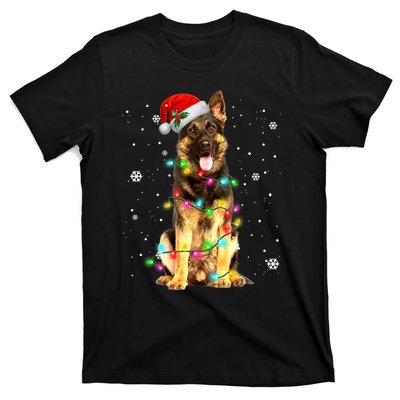 German Shepherd Dog Tree Christmas Sweater Xmas Dogs Gifts TShirt T-Shirt