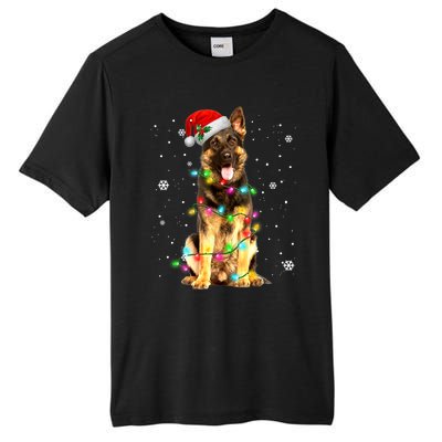 German Shepherd Dog Tree Christmas Sweater Xmas Dogs Gifts TShirt Tall Fusion ChromaSoft Performance T-Shirt