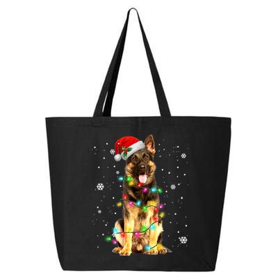 German Shepherd Dog Tree Christmas Sweater Xmas Dogs Gifts TShirt 25L Jumbo Tote