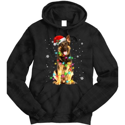 German Shepherd Dog Tree Christmas Sweater Xmas Dogs Gifts TShirt Tie Dye Hoodie