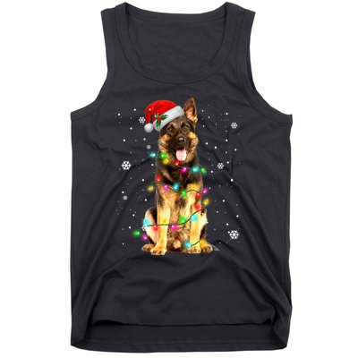 German Shepherd Dog Tree Christmas Sweater Xmas Dogs Gifts TShirt Tank Top