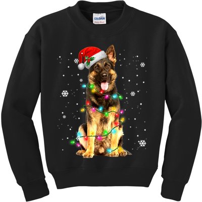 German Shepherd Dog Tree Christmas Sweater Xmas Dogs Gifts TShirt Kids Sweatshirt