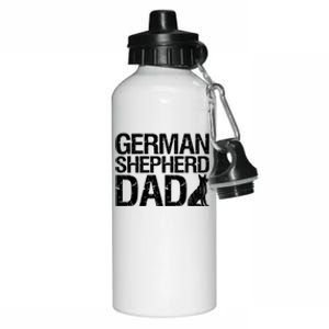 Ger Shepherd Dad Funny Dog Lover Gift Aluminum Water Bottle