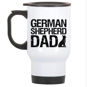 Ger Shepherd Dad Funny Dog Lover Gift Stainless Steel Travel Mug