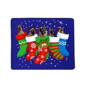 Ger Shepherd Dog Cute Socks Christmas Gift Funny Dog Xmas Gift Mousepad