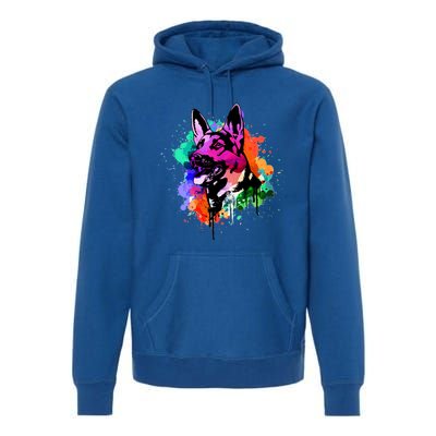 Ger Shepherd Dog Gift Premium Hoodie