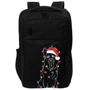 Ger Shepherd Dog Tree Christmas Pajamas Xmas Dogs Gift Impact Tech Backpack