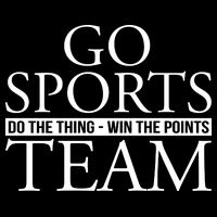 Go Sports Do The Thing Win The Points Team Backpack