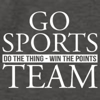 Go Sports Do The Thing Win The Points Team Vector Backpack