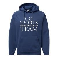 Go Sports Do The Thing Win The Points Team Performance Fleece Hoodie