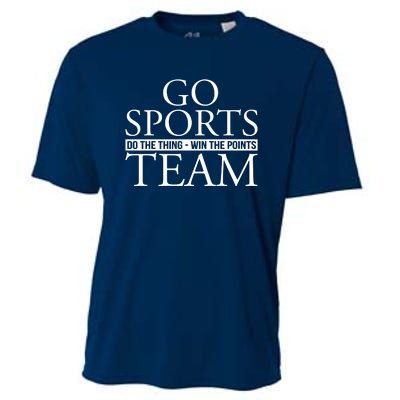 Go Sports Do The Thing Win The Points Team Cooling Performance Crew T-Shirt