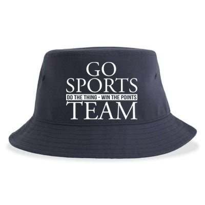 Go Sports Do The Thing Win The Points Team Sustainable Bucket Hat