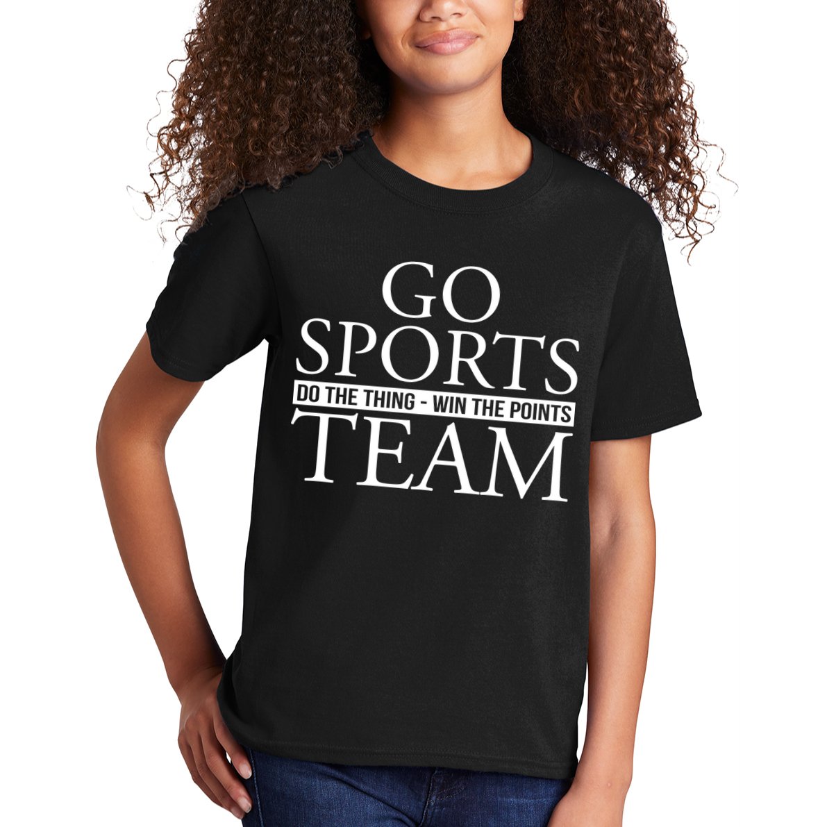 Go Sports Do The Thing Win The Points Team Kids T-Shirt