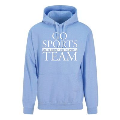 Go Sports Do The Thing Win The Points Team Unisex Surf Hoodie