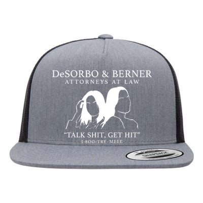 Giggly Squad Desorbo & Berner Attorneys At Law Tealk Get Hit 1 800 Try Mee Flat Bill Trucker Hat